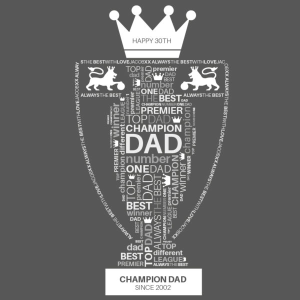 Personalised Prints for Football Loving Dads