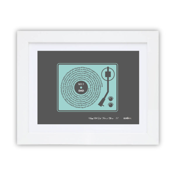 Personalised Prints for Music Loving Dads